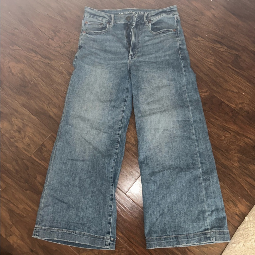 American Eagle Wide Leg Jeans 6-Xshort